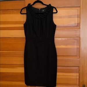J. Crew Classic Black Sheath Dress